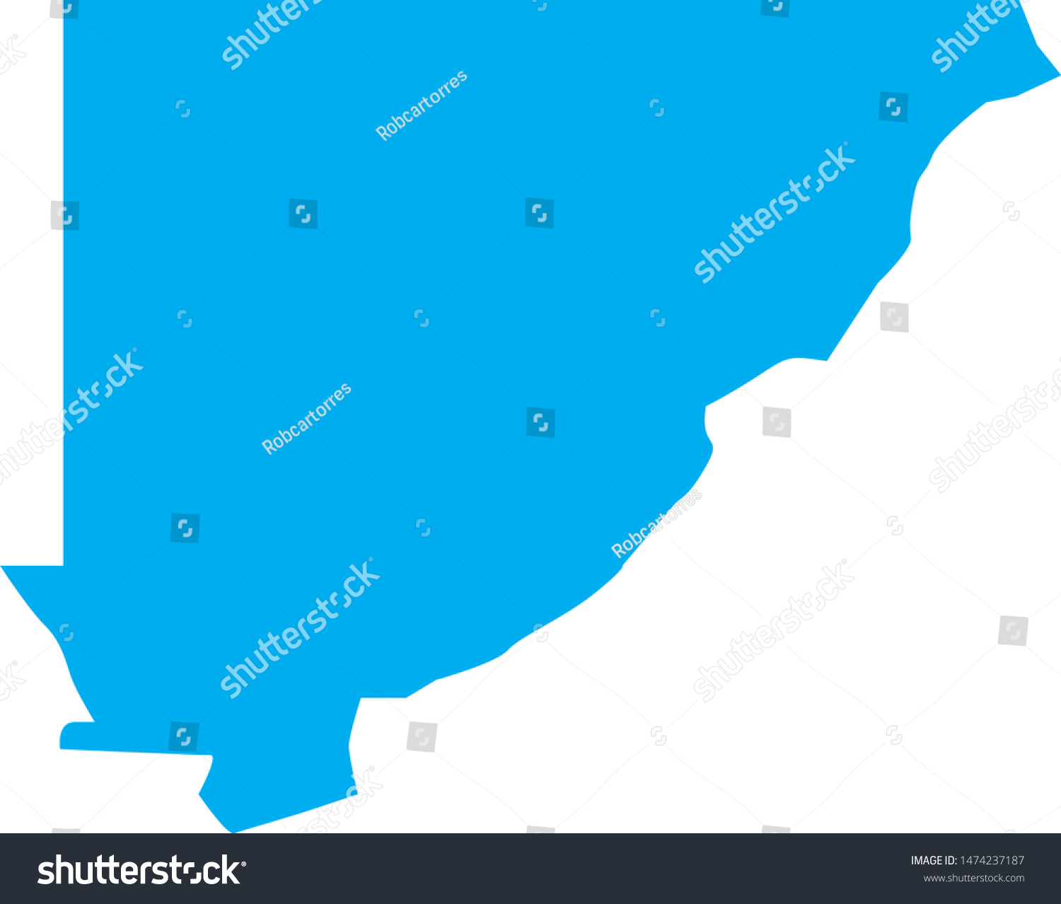 Cullman Map In State Of Alabama Royalty Free Stock Vector 1474237187 2940