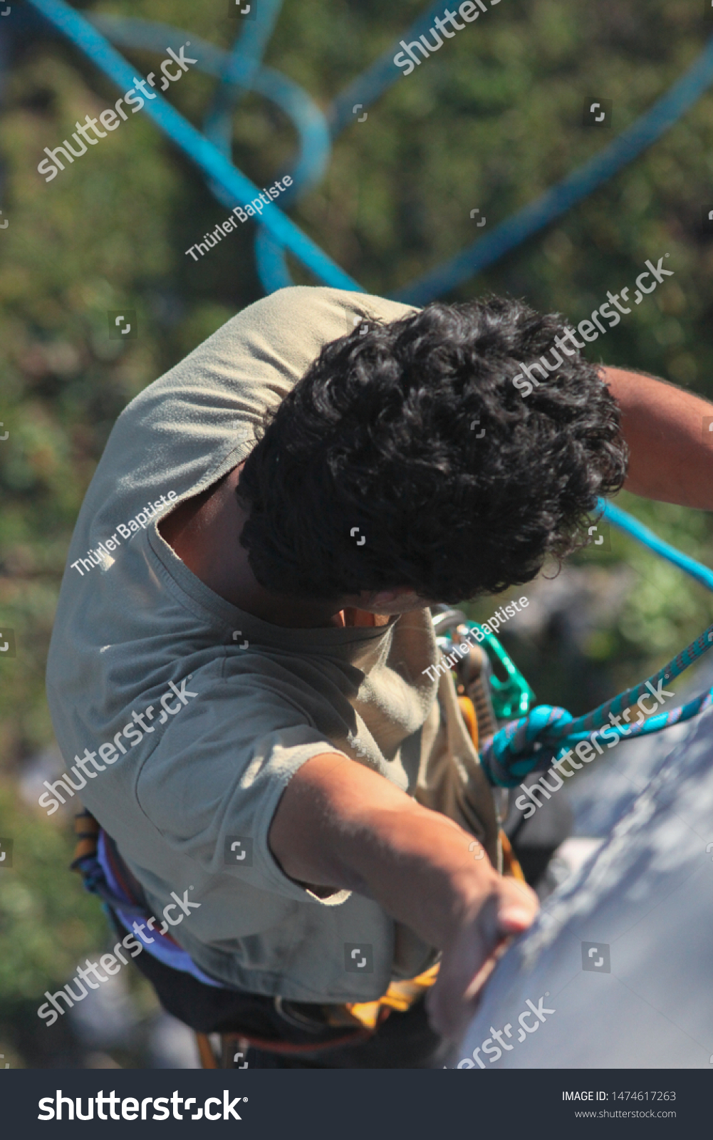 Climbing, climbing equipment, grip, draw, rope, mountain, mountaineering #1474617263