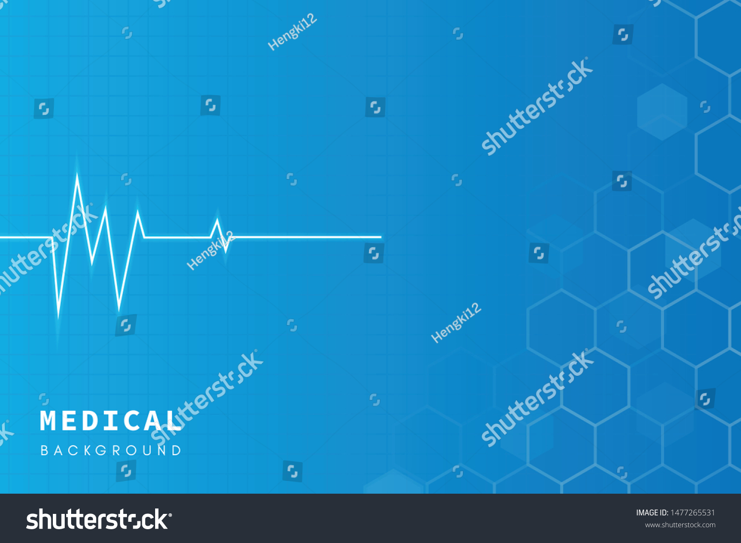 Blue Medical Health Care Background With White - Royalty Free Stock 