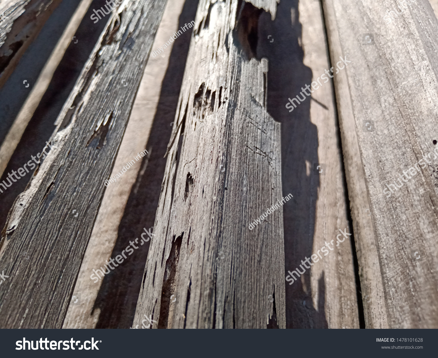 Grunge old weathered wood surface, weathered wood #1478101628
