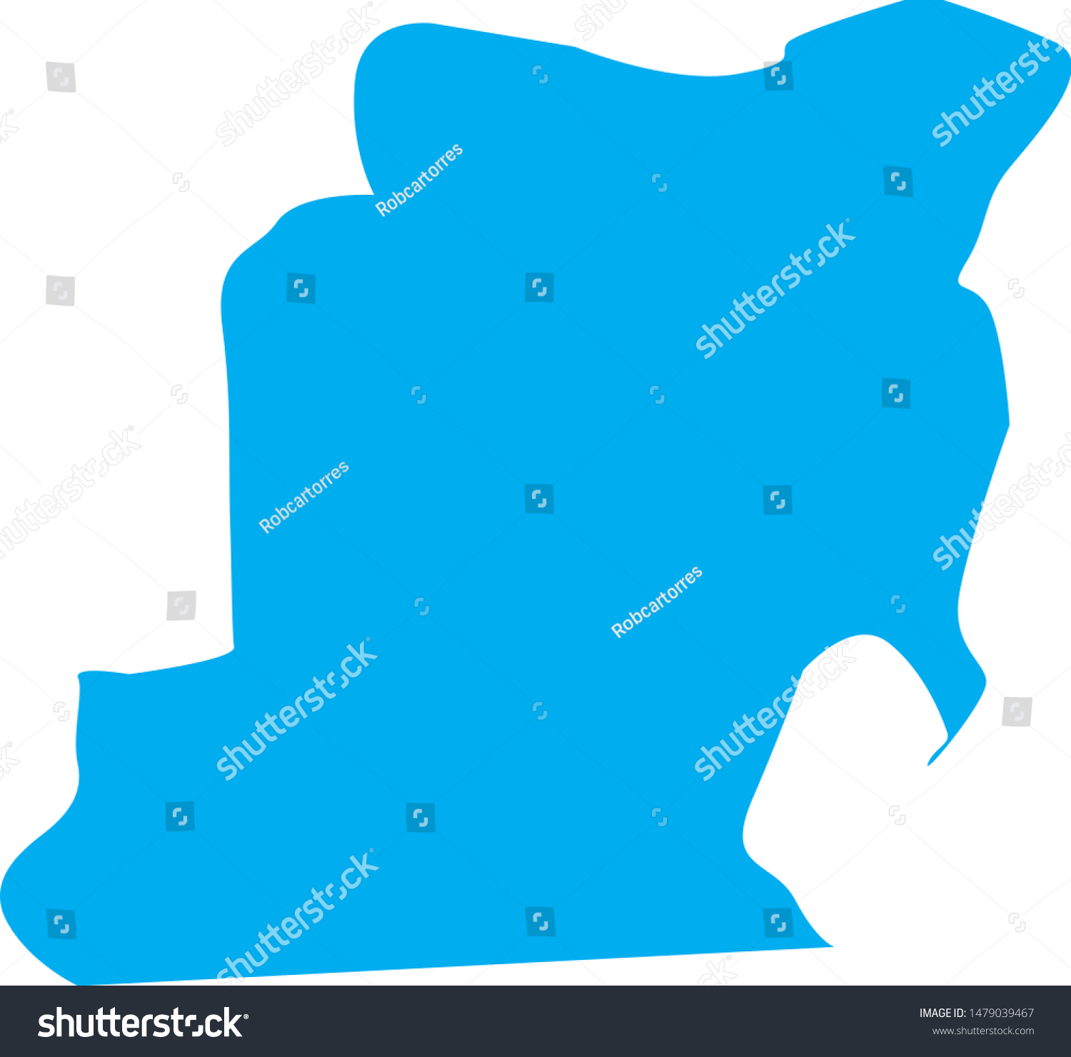 Map of Lake County in the state of Colorado - Royalty Free Stock Vector ...