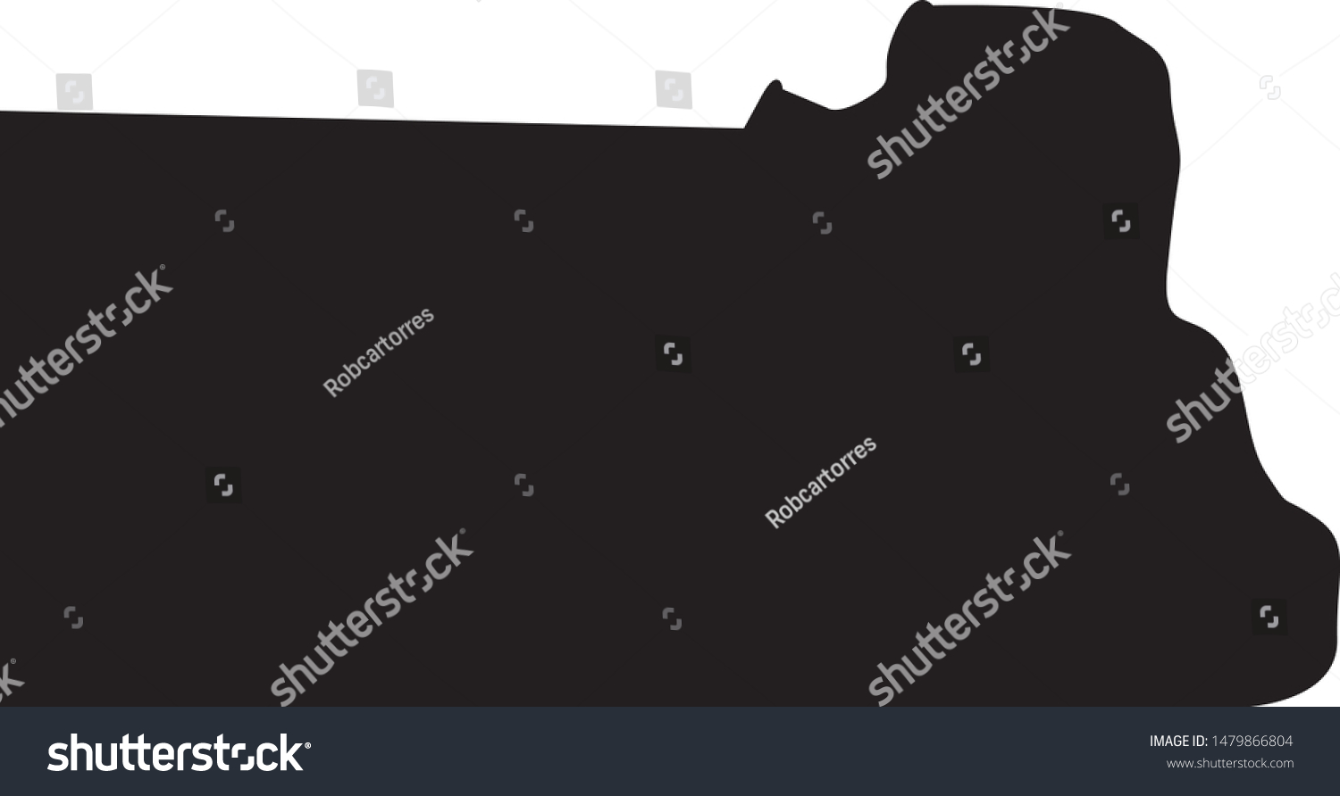 oliver County Map in the state of North Dakota - Royalty Free Stock ...