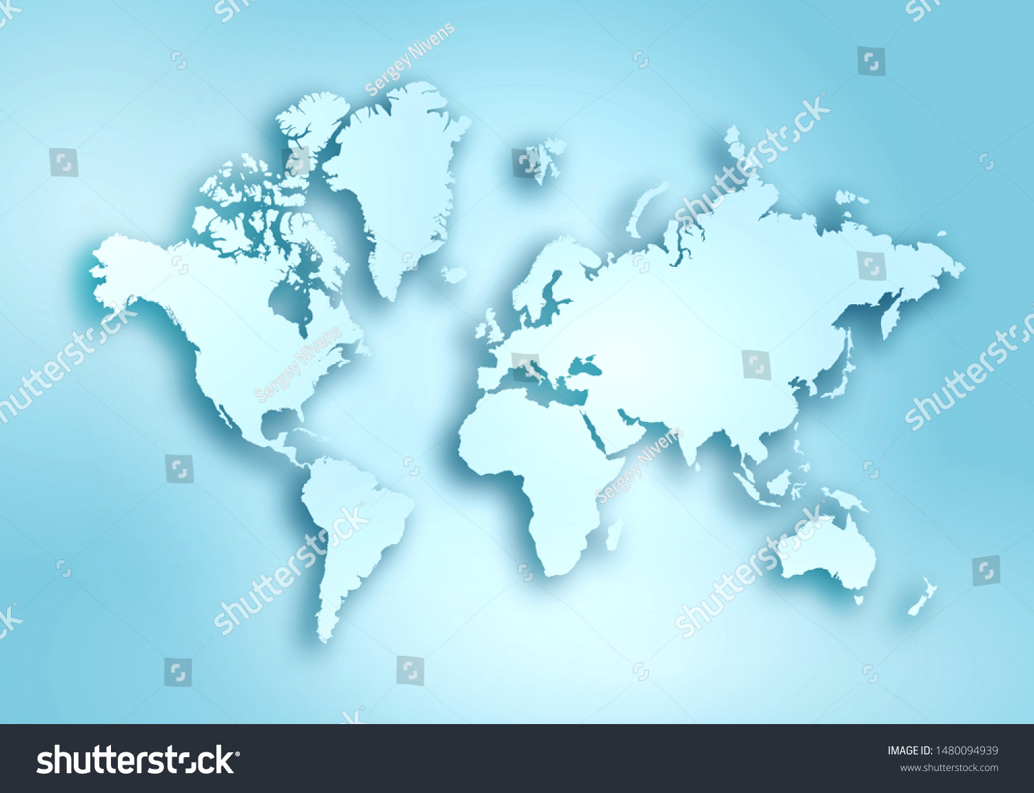 World digital outlined map background #1480094939