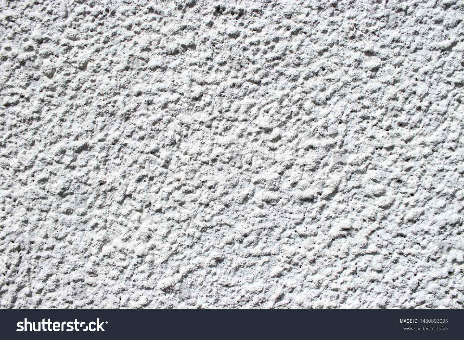 White stucco concrete wall surface texture background surface grunge grit detail #1480893095