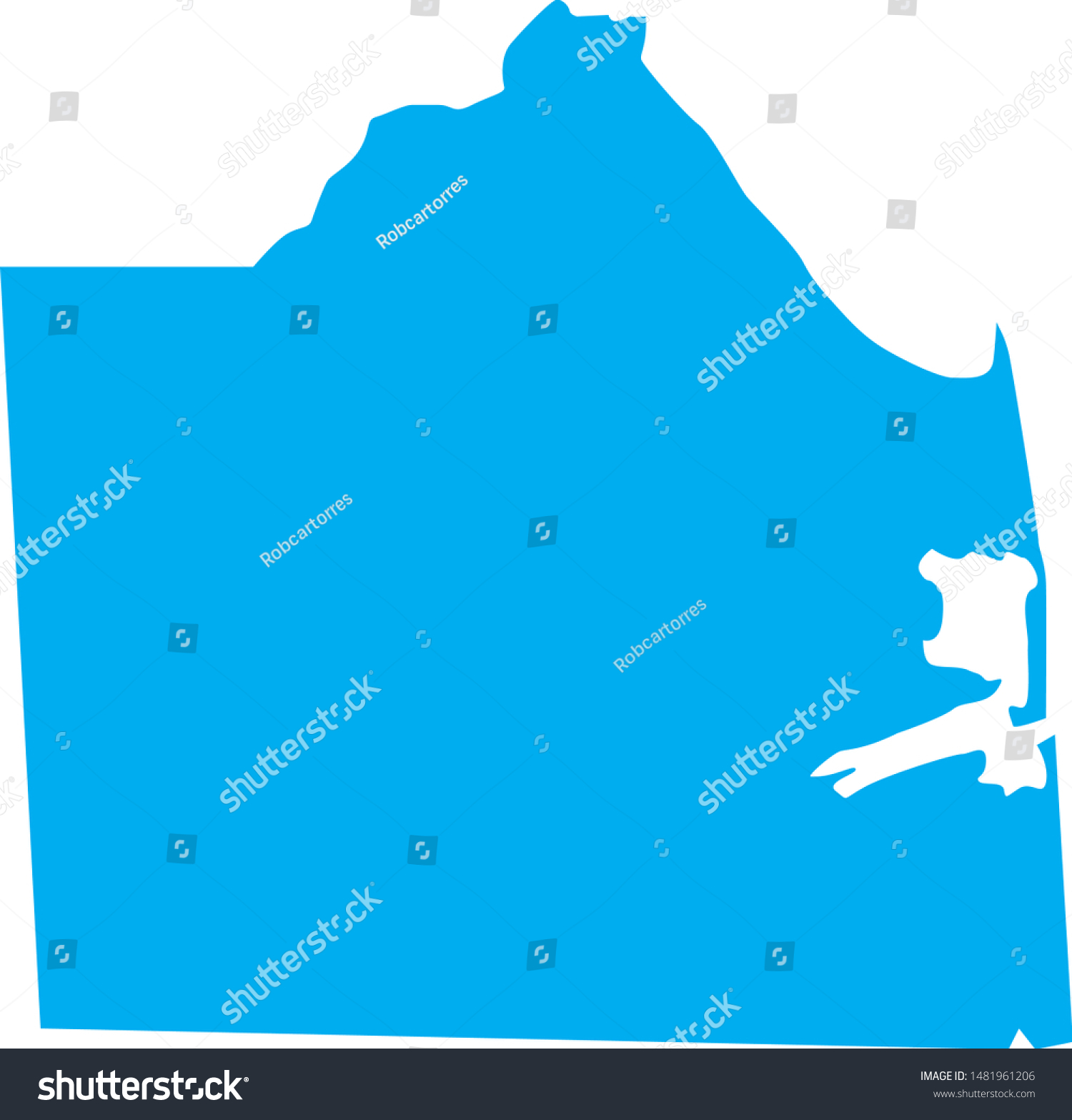 Sussex County map in the state of Delaware #1481961206