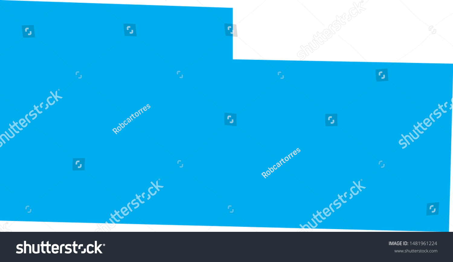 Adams County Map In The State Of North Dakota Royalty Free Stock