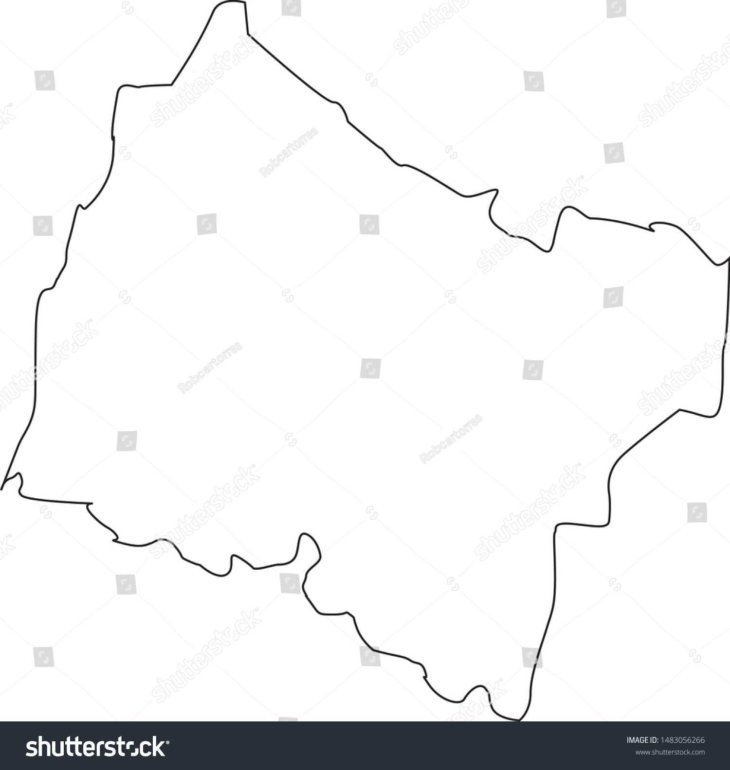 Map of Glynn County in Georgia state in USA - Royalty Free Stock Vector ...