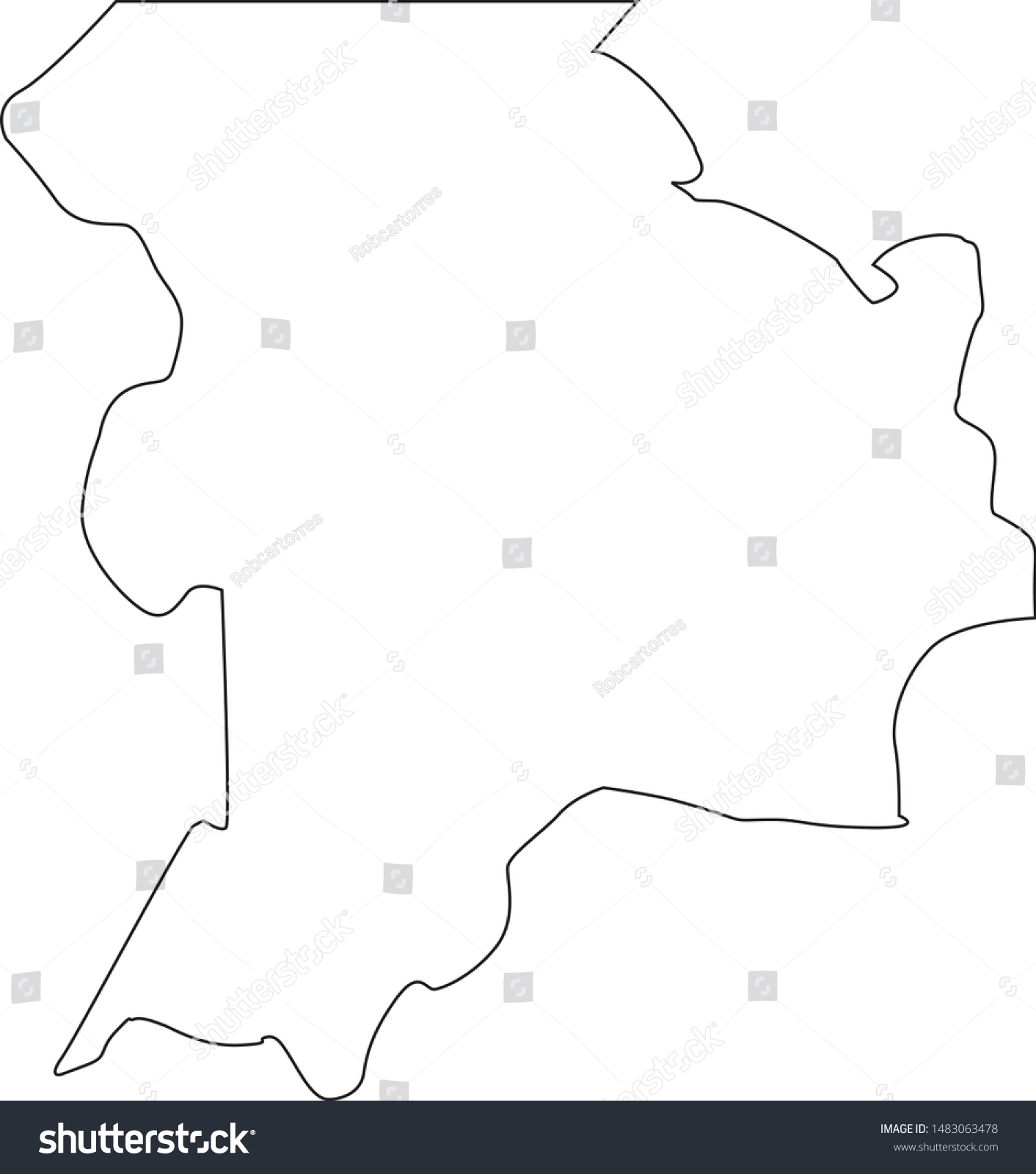 Union County Map in the state of Georgia in the - Royalty Free Stock ...