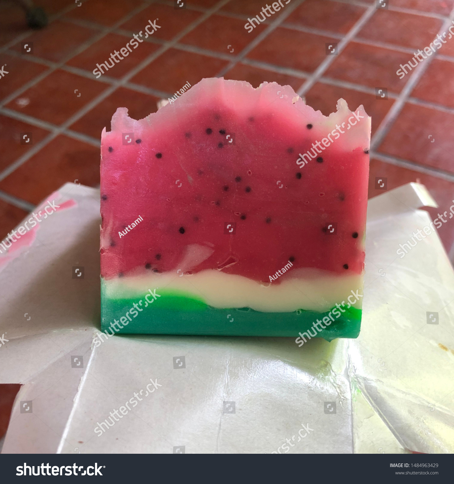 Watermelon cold process soap. Handmade soap. #1484963429
