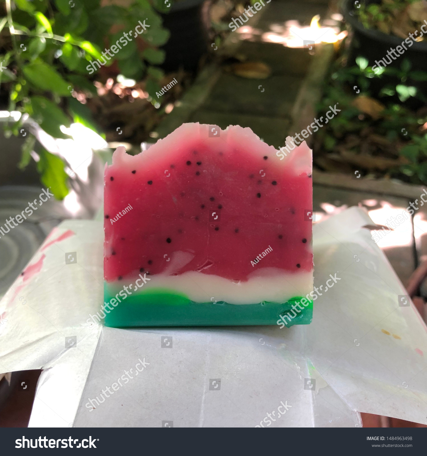Watermelon cold process soap. Handmade soap. #1484963498