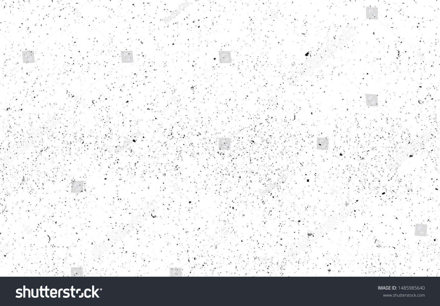 Rough black and white texture vector. Distressed overlay texture. Grunge background. Abstract textured effect. Vector Illustration. Black isolated on white background. EPS10. #1485985640