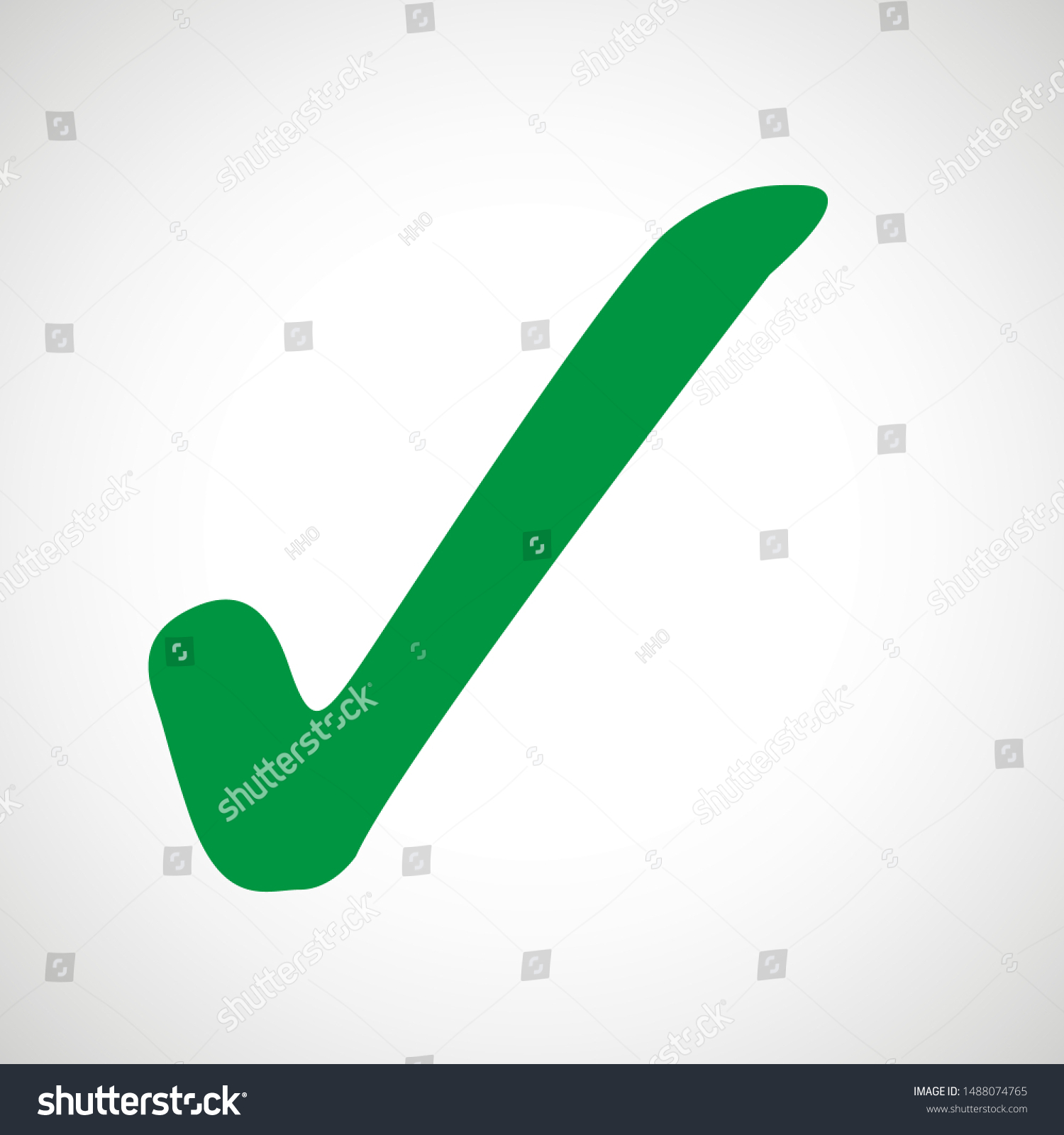 Check Mark Icon Tick Symbol Vector Royalty Free Stock Vector