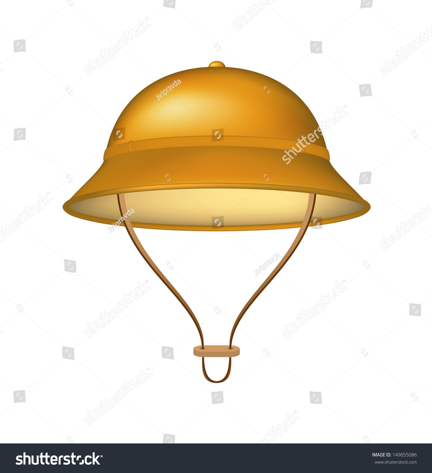 Pith helmet - Royalty Free Stock Vector 149055086 - Avopix.com