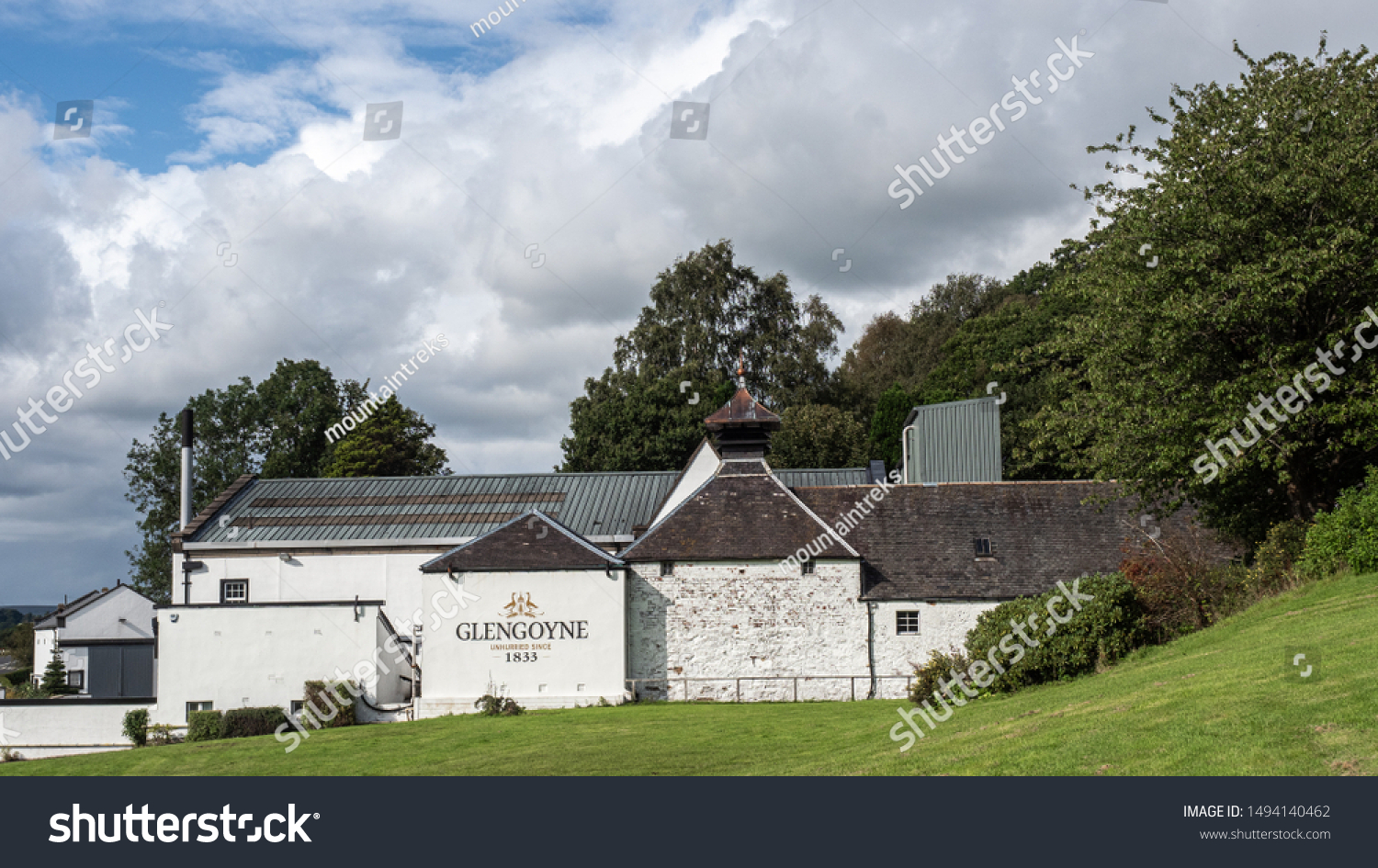 DUMGOYNE, SCOTLAND, UK. 1st September, 2019. Glengoyne Distillery is a whisky distillery founded in 1833 at Dumgoyne, north of Glasgow, Scotland. #1494140462