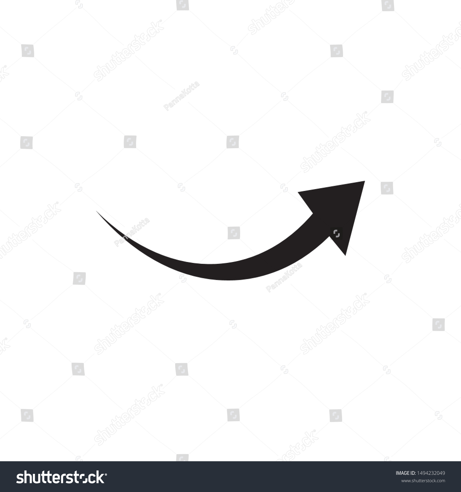 Arrow pointer vector icon isolated on white background #1494232049
