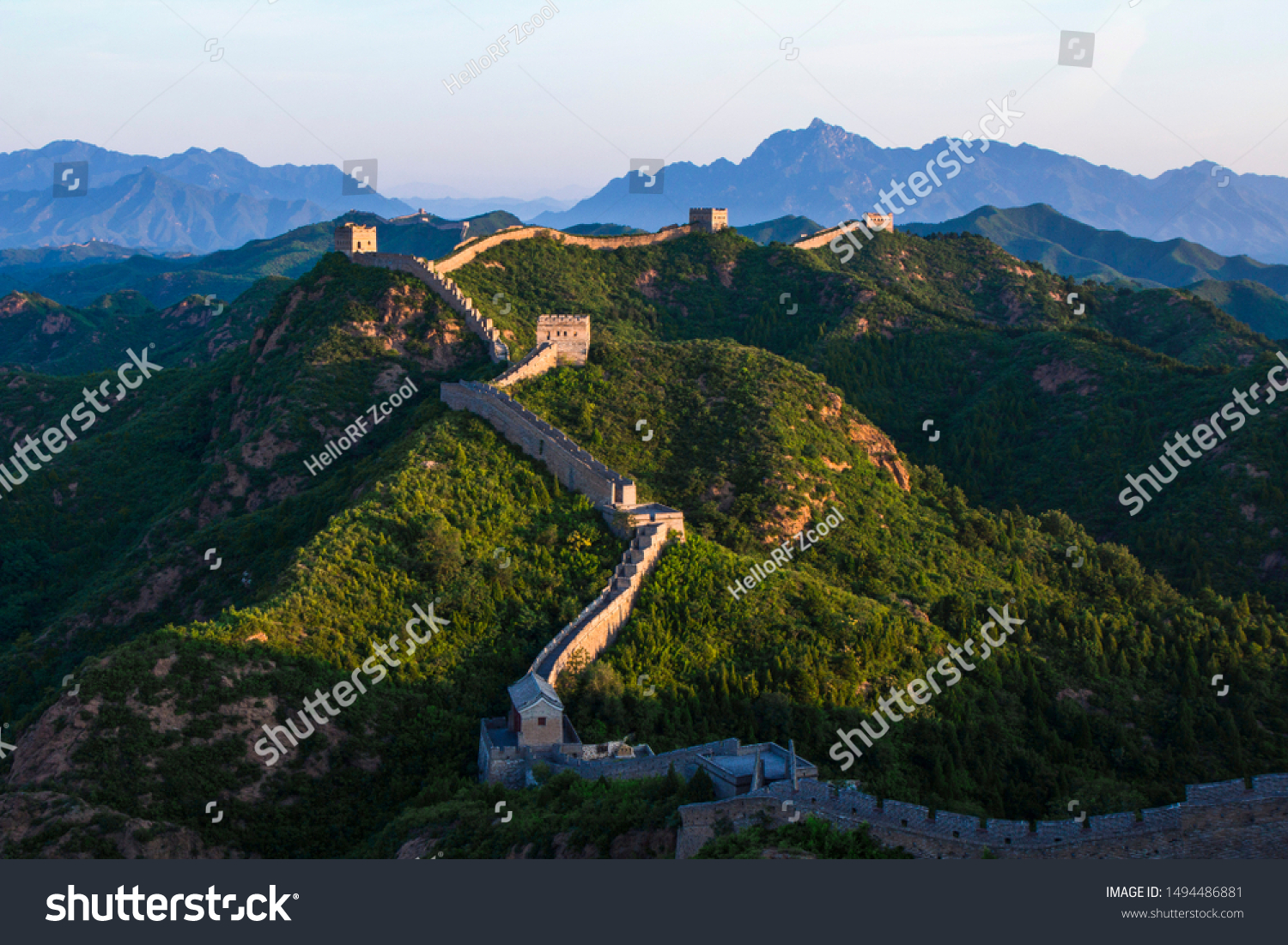 Jinshanling Great Wall Chengde City Hebei Province China #1494486881