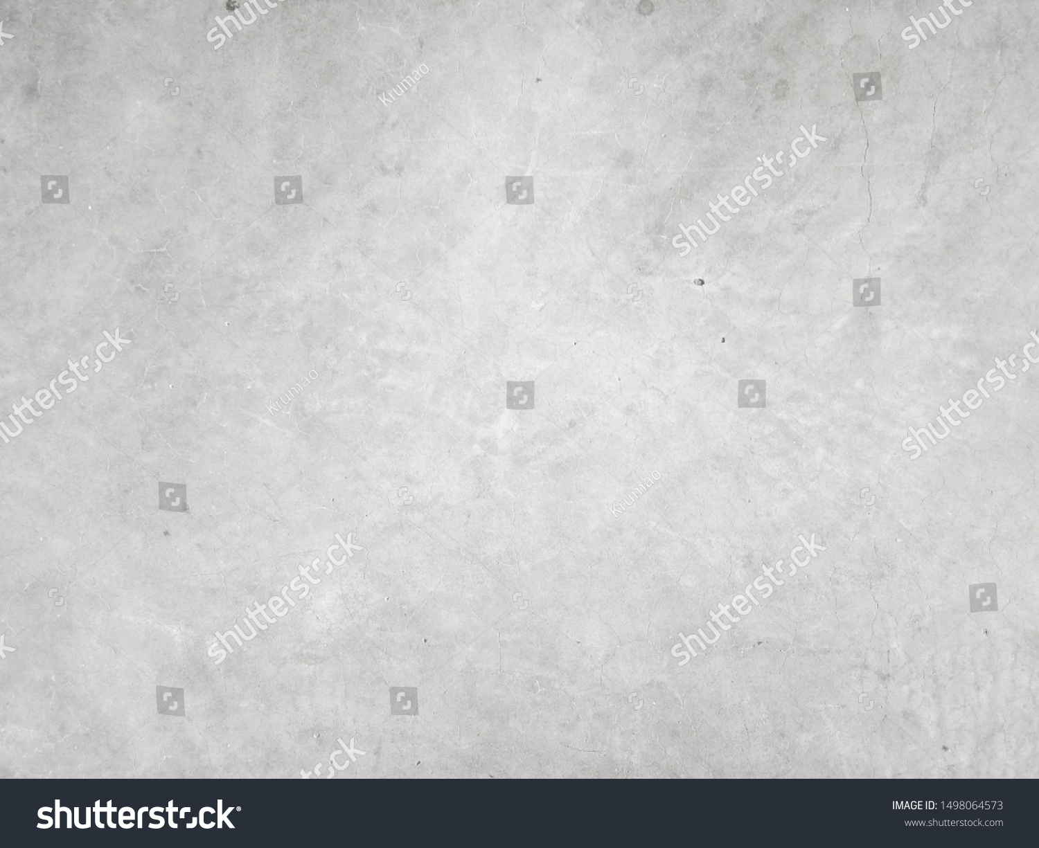 Cement wall background, not painted in vintage style for graphic design or retro wallpaper. Concrete pattern with aged texture. Loft type masonry found in rural areas. #1498064573