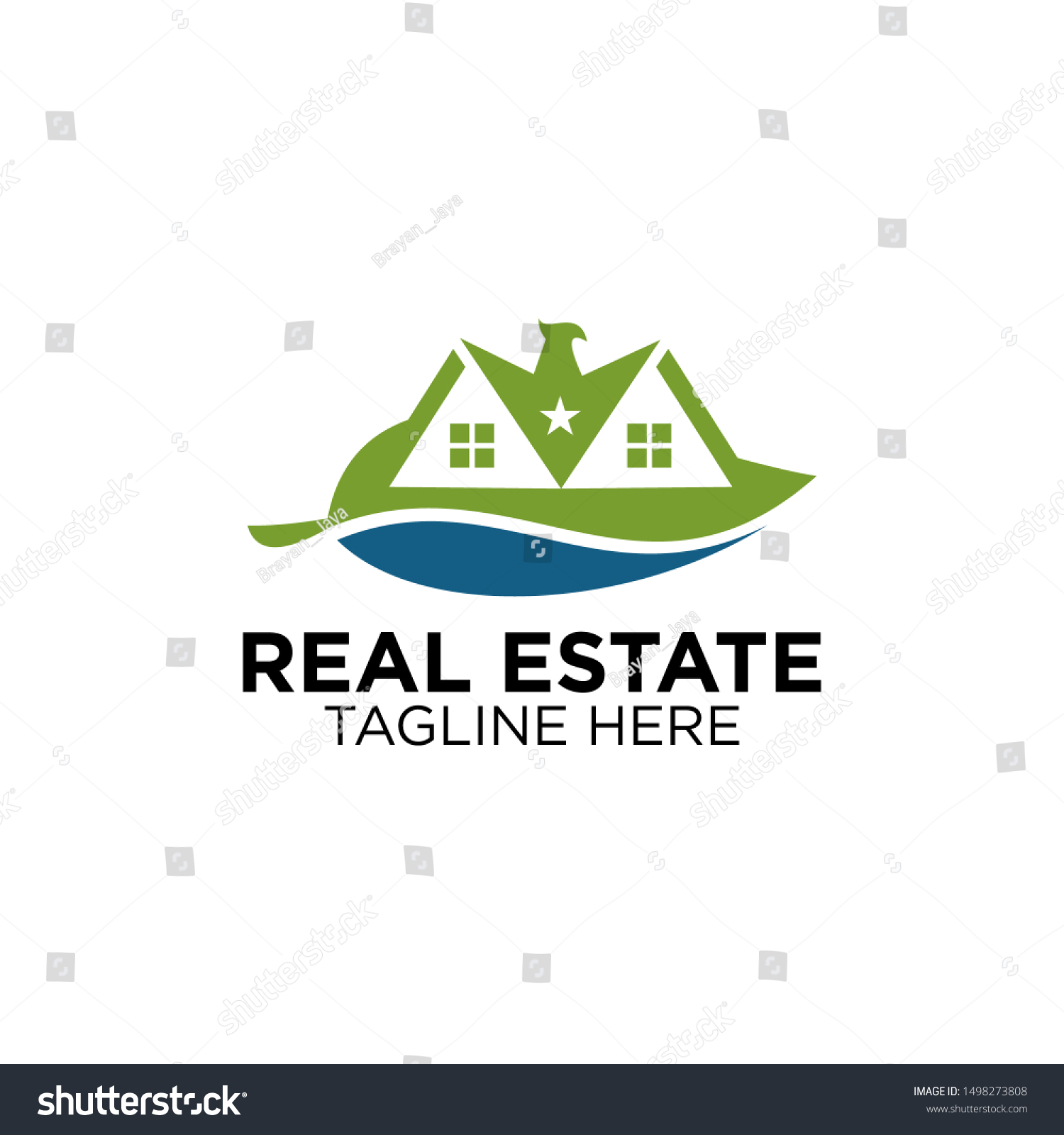 natural real estate logo templates - Royalty Free Stock Vector ...