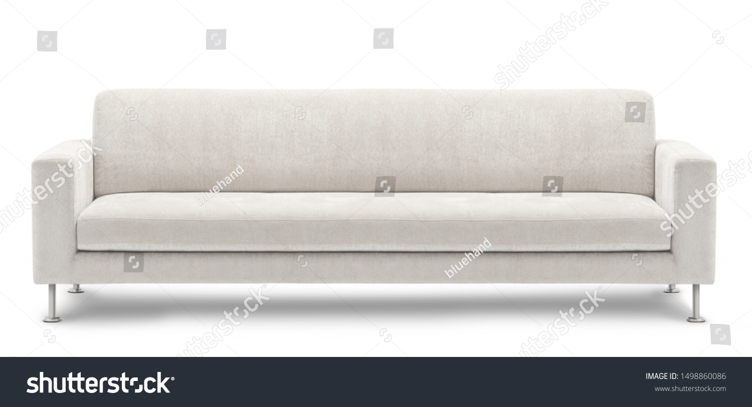 long sofa, bench on white background #1498860086