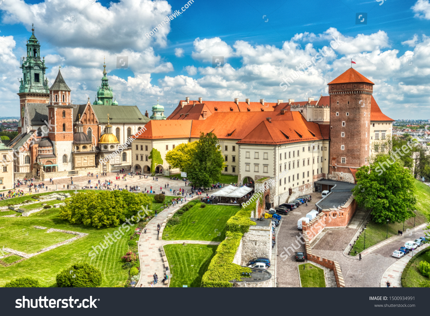 Wawel Castle during the Day, Krakow, Poland #1500934991