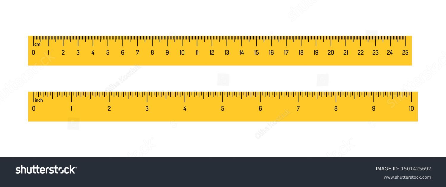 Measuring rulers scale vector illustration - Royalty Free Stock Vector ...