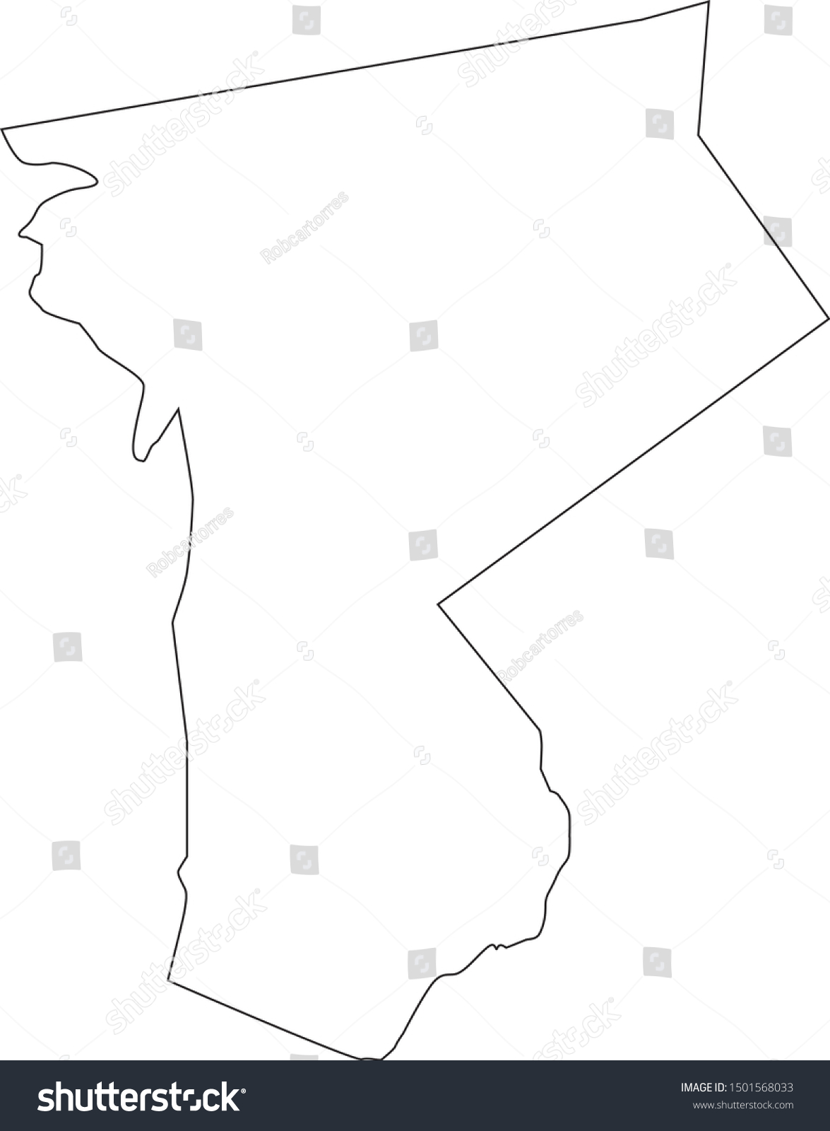 westchester county map in state of new york Royalty Free Stock Vector