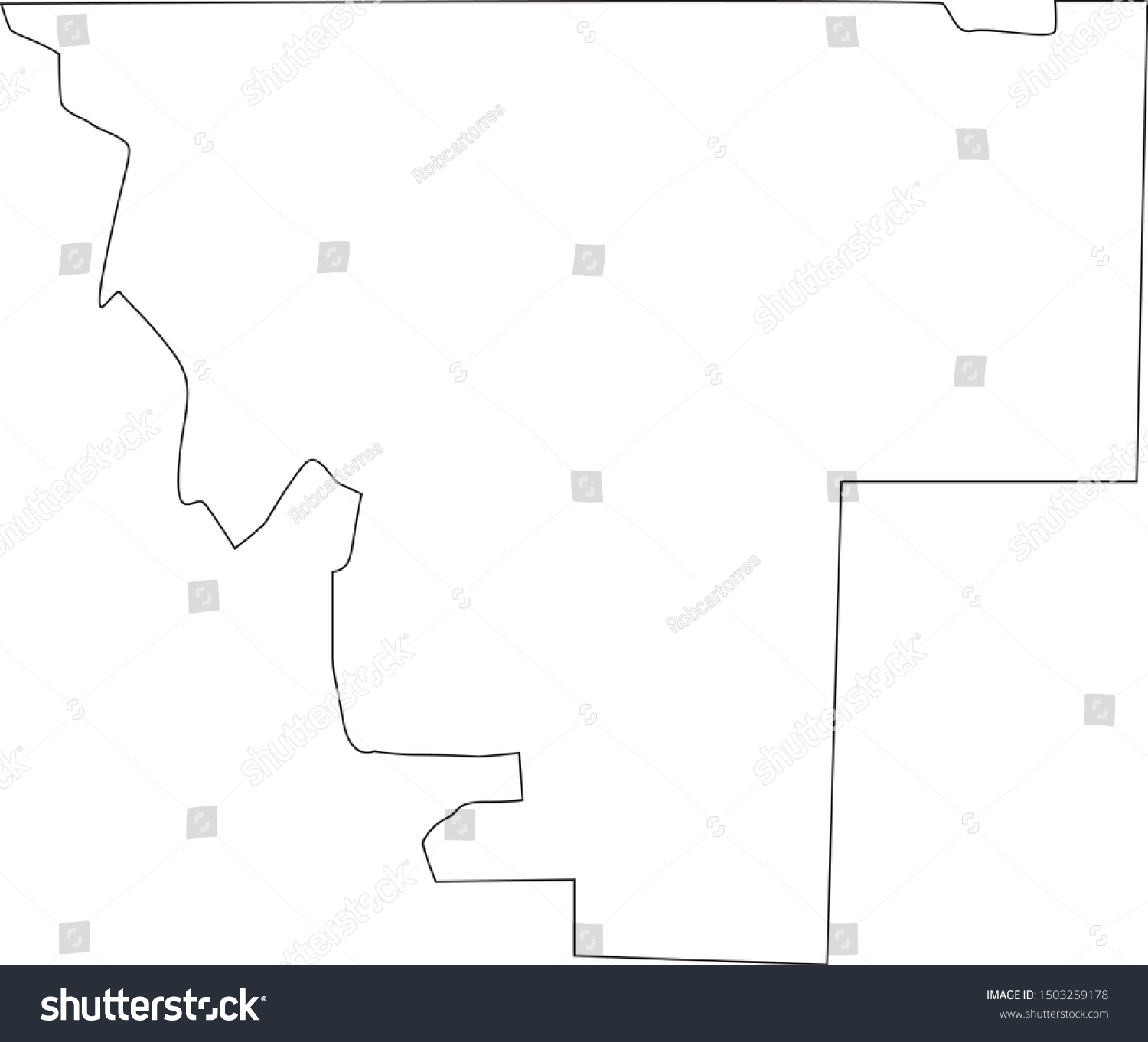 map of kiowa county in state of oklahoma - Royalty Free Stock Vector ...