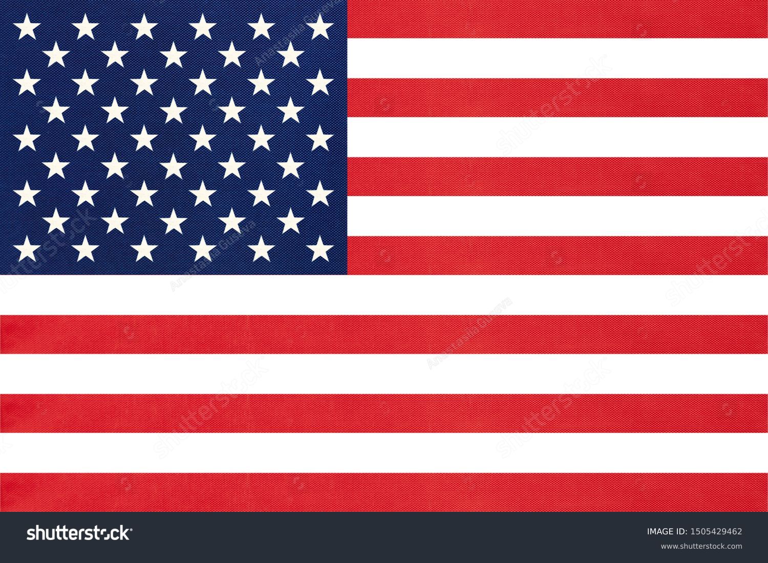 United states of America national fabric flag textile background. Symbol of international world American country. State official USA sign. #1505429462