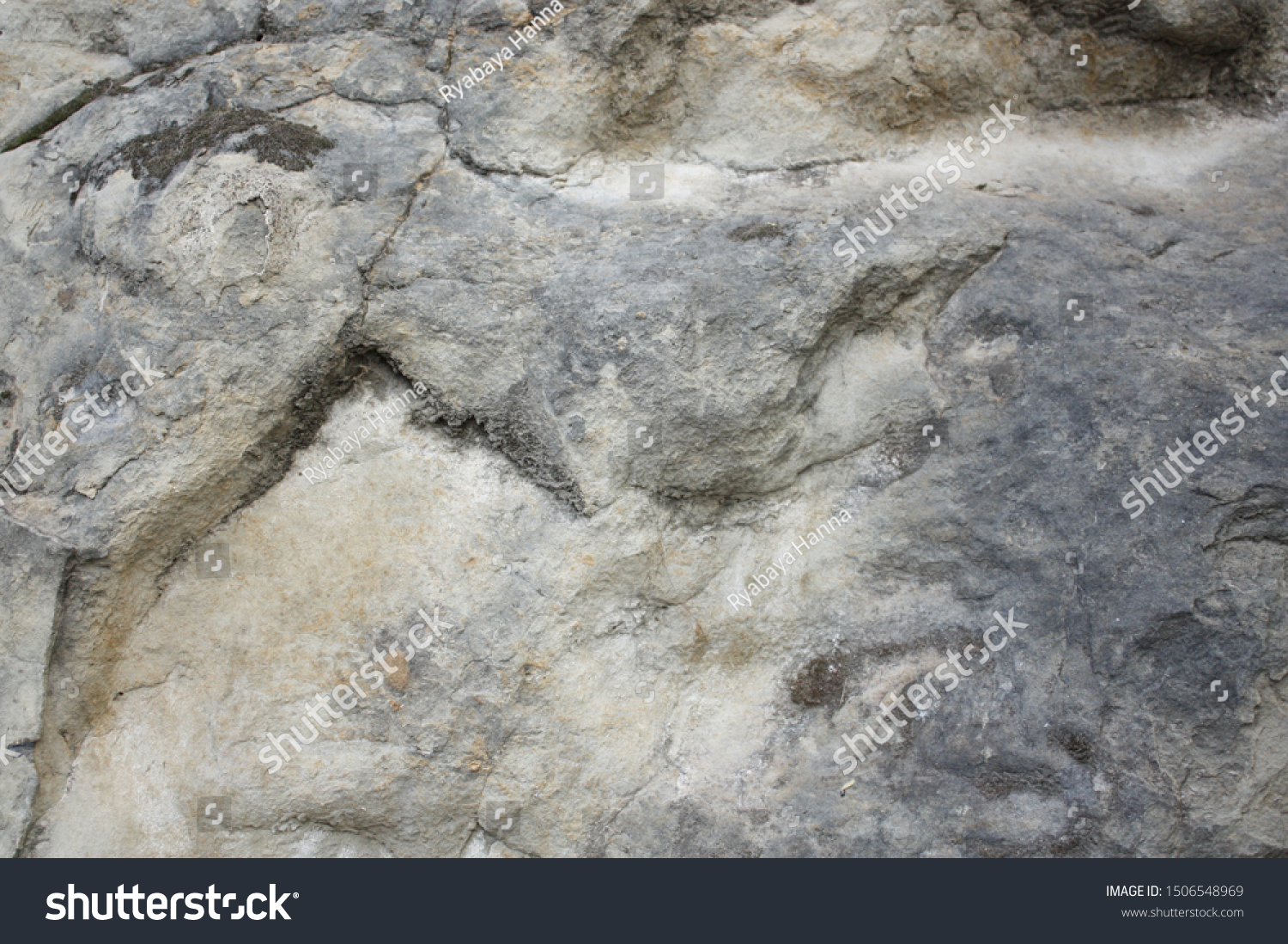 Stone texture. Rock background. Texture of rock material. Rock on the mountain. #1506548969
