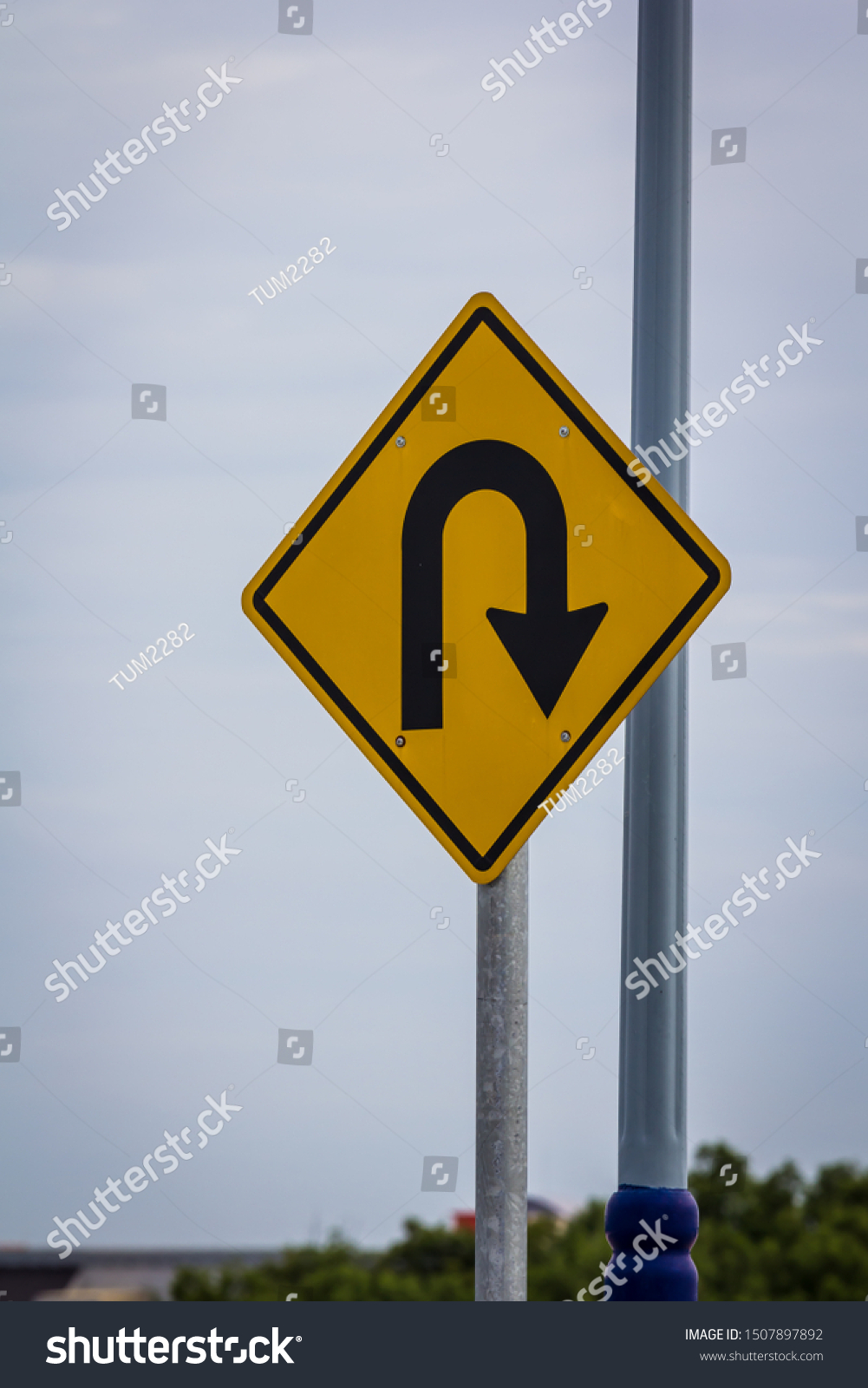 Sign showing road traffic signs #1507897892