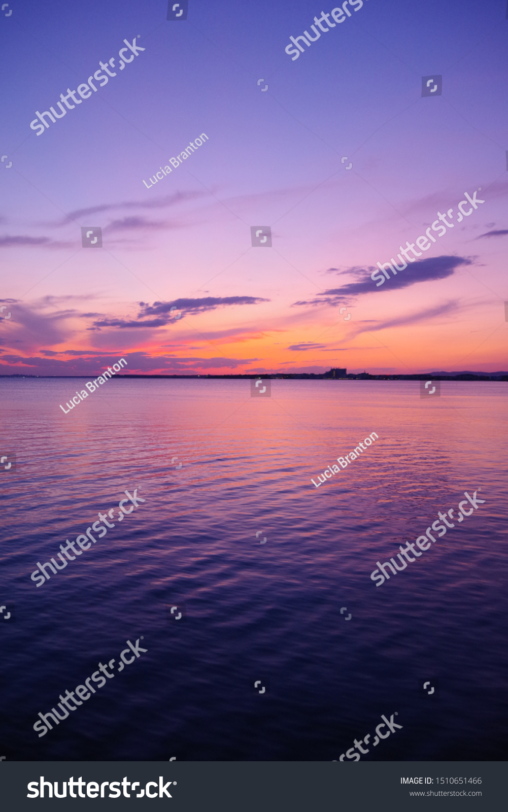 Сolorful sunset on the sea #1510651466
