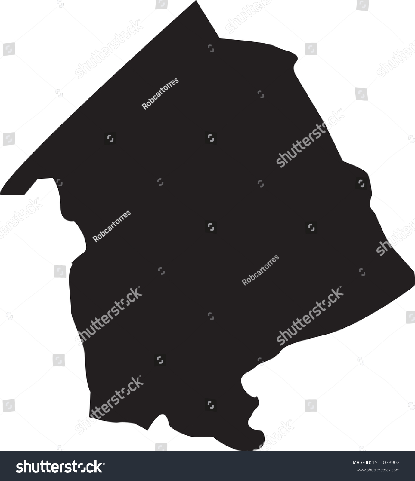 victoria county map in state of texas - Royalty Free Stock Vector