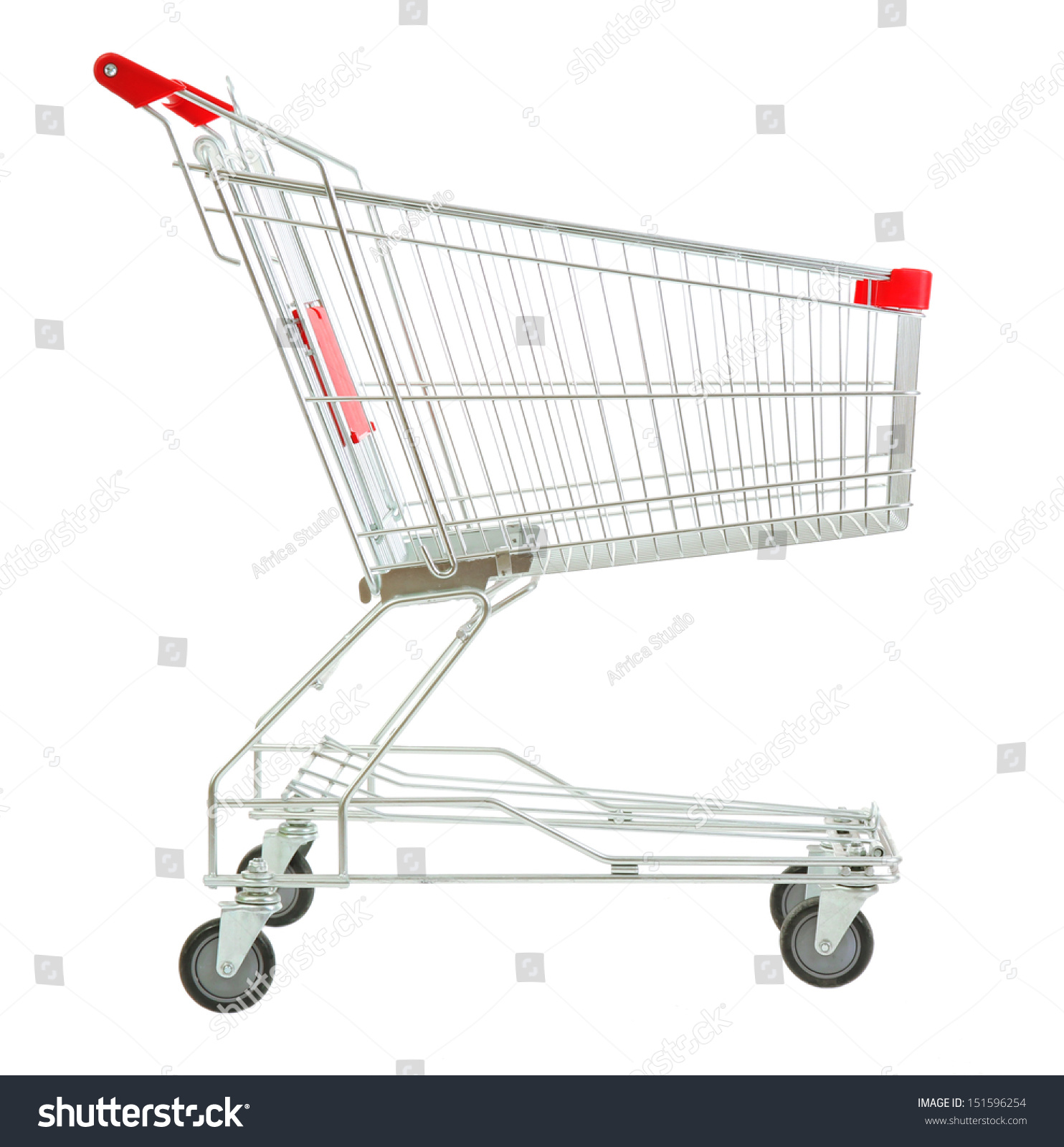Shopping cart, isolated on white #151596254