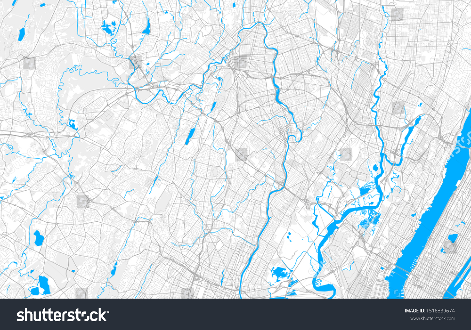 Rich Detailed Vector Area Map Of Clifton New Royalty Free Stock Vector 1516839674 1005