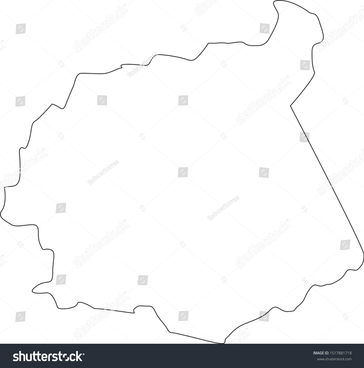 ritchie county map in state of west virginia - Royalty Free Stock ...