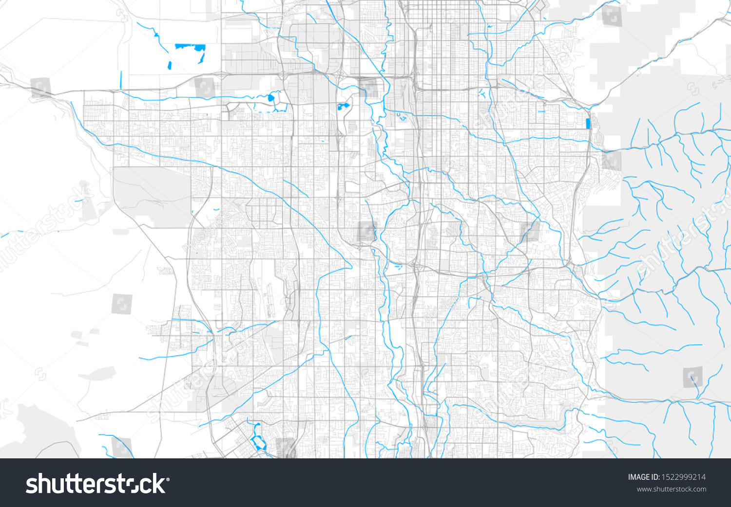 Rich detailed vector area map of Taylorsville, - Royalty Free Stock ...