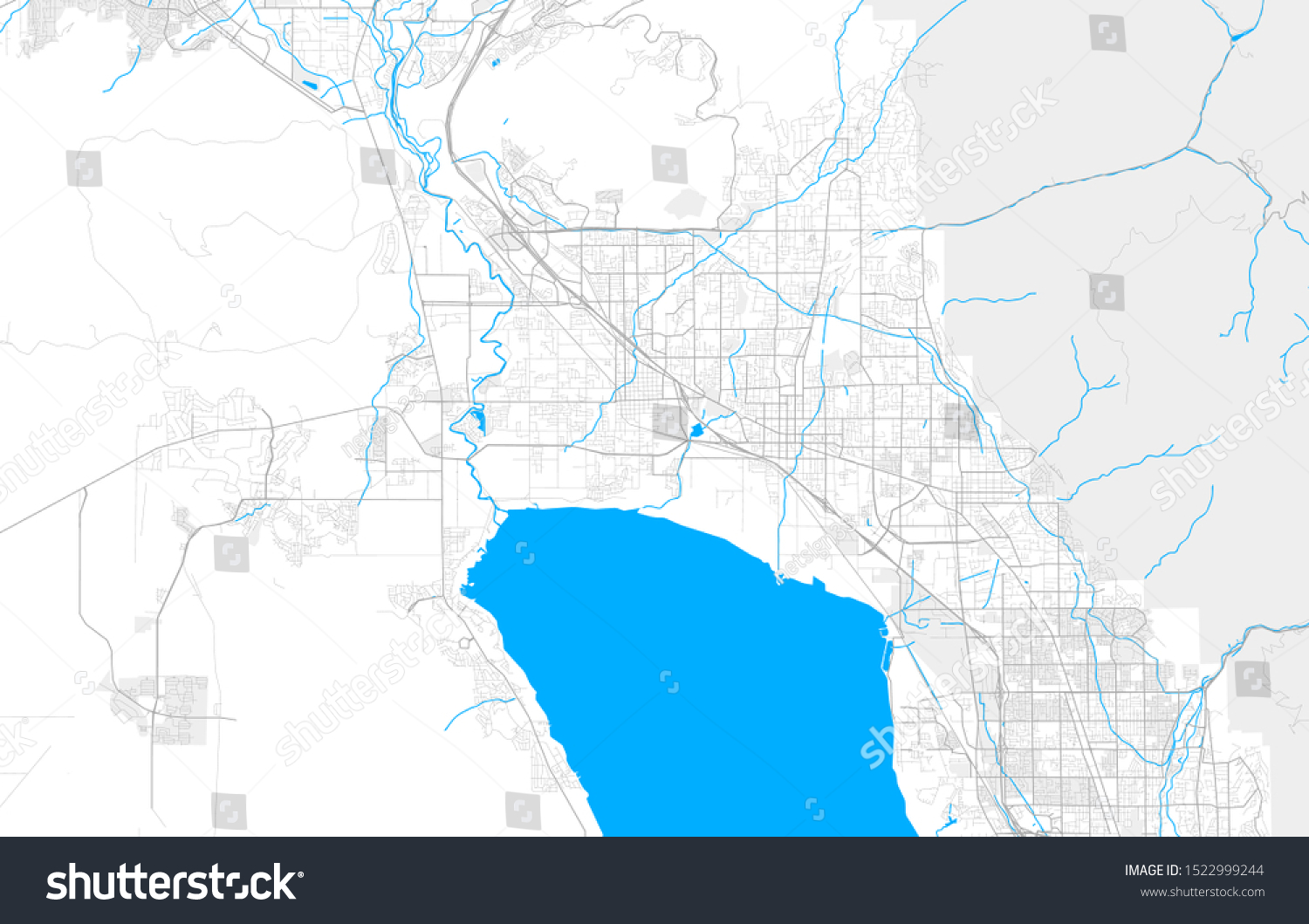 Rich detailed vector area map of Lehi, Utah, USA - Royalty Free Stock Vector 1522999244 - Avopix.com