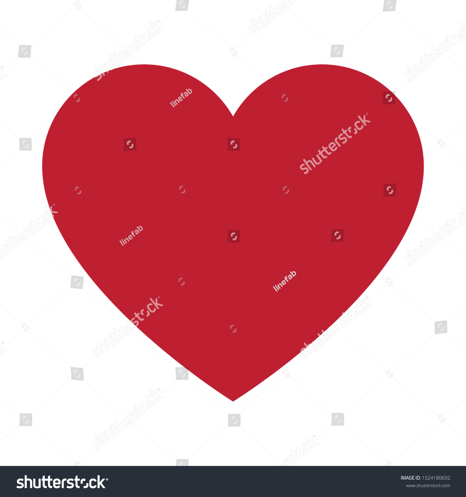 Heart Icon for Romance and Love #1524180692