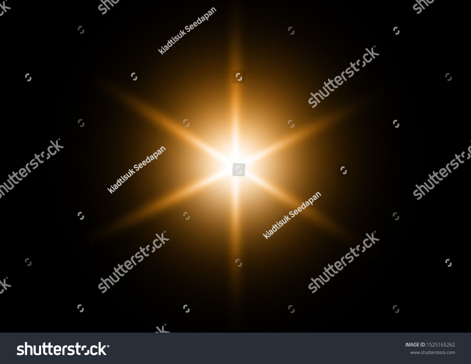 Sun rays light isolated on black background #1525165262