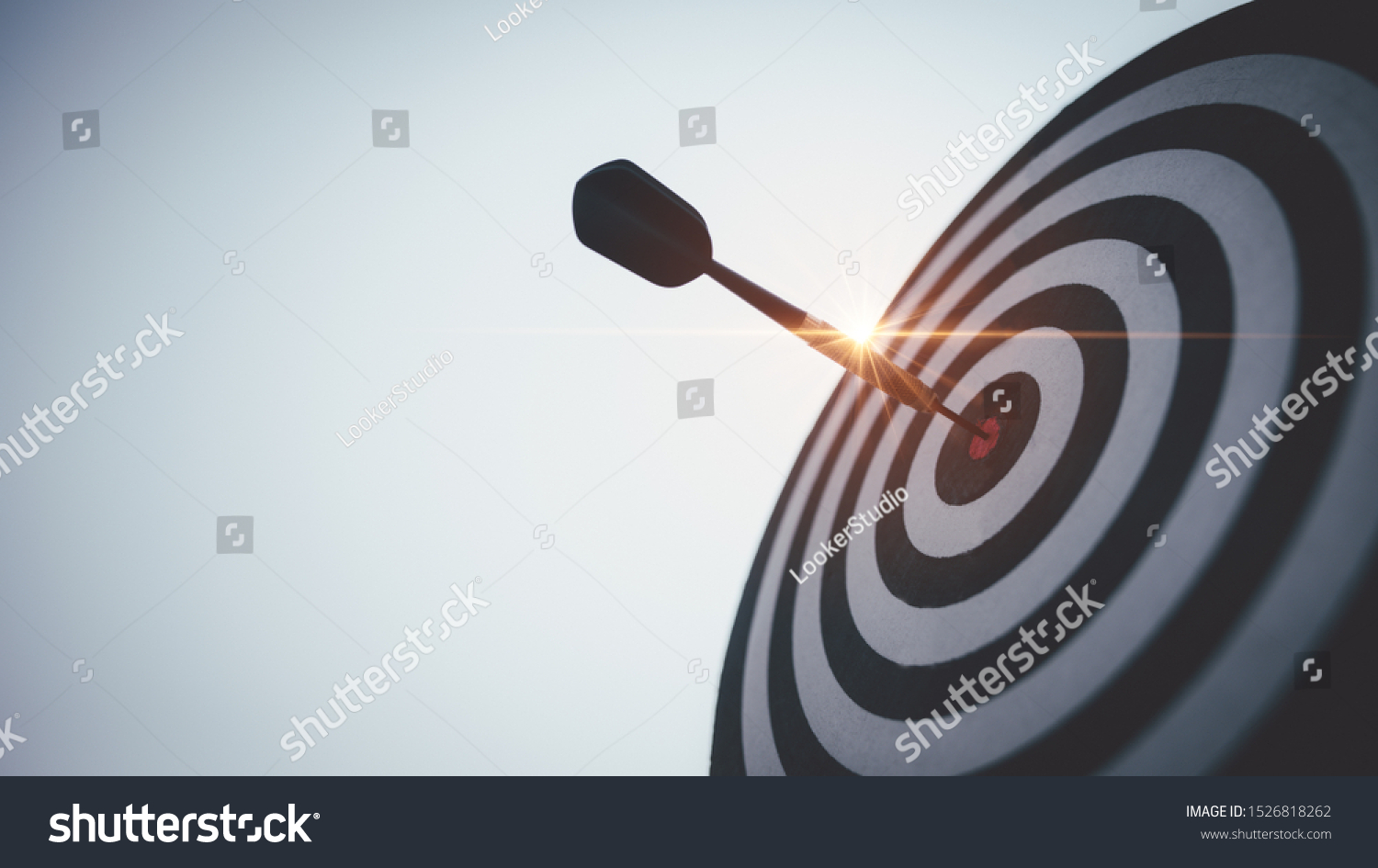 Bullseye is a target of business. Dart is an opportunity and Dartboard is the target and goal. So both of that represent a challenge in business marketing as concept. #1526818262