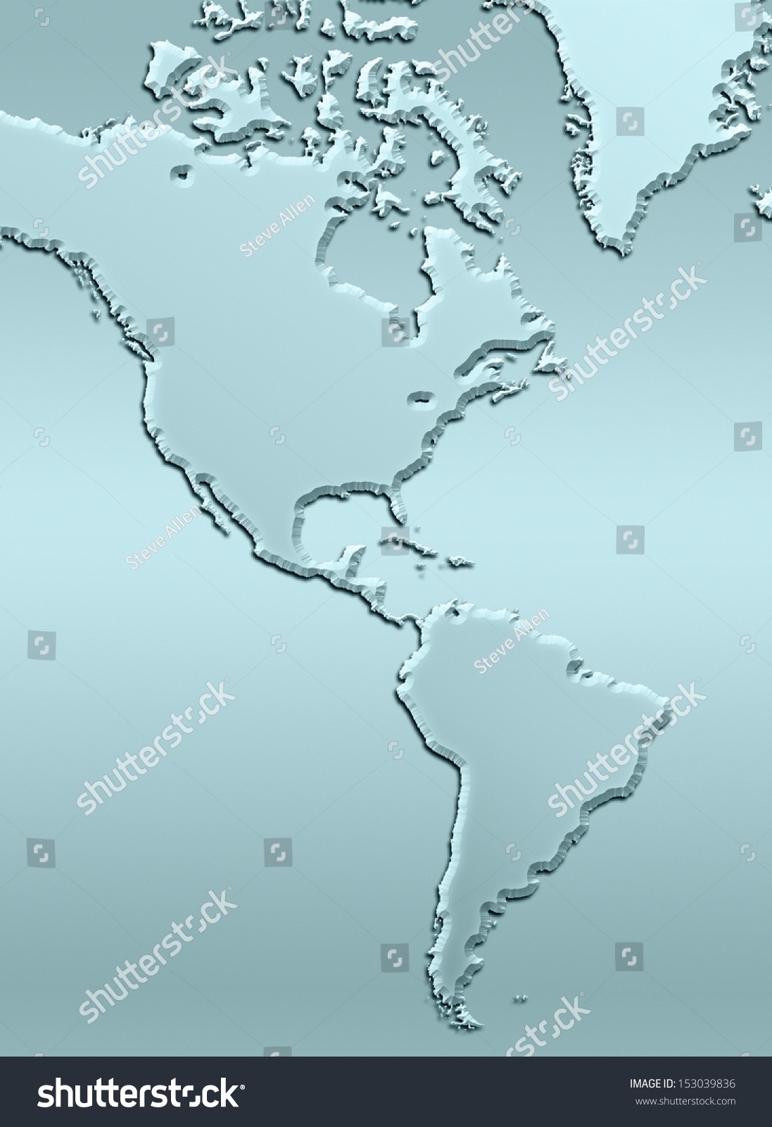 Outline Map Of North And South America Royalty Free Stock Photo   Avopix 153039836 