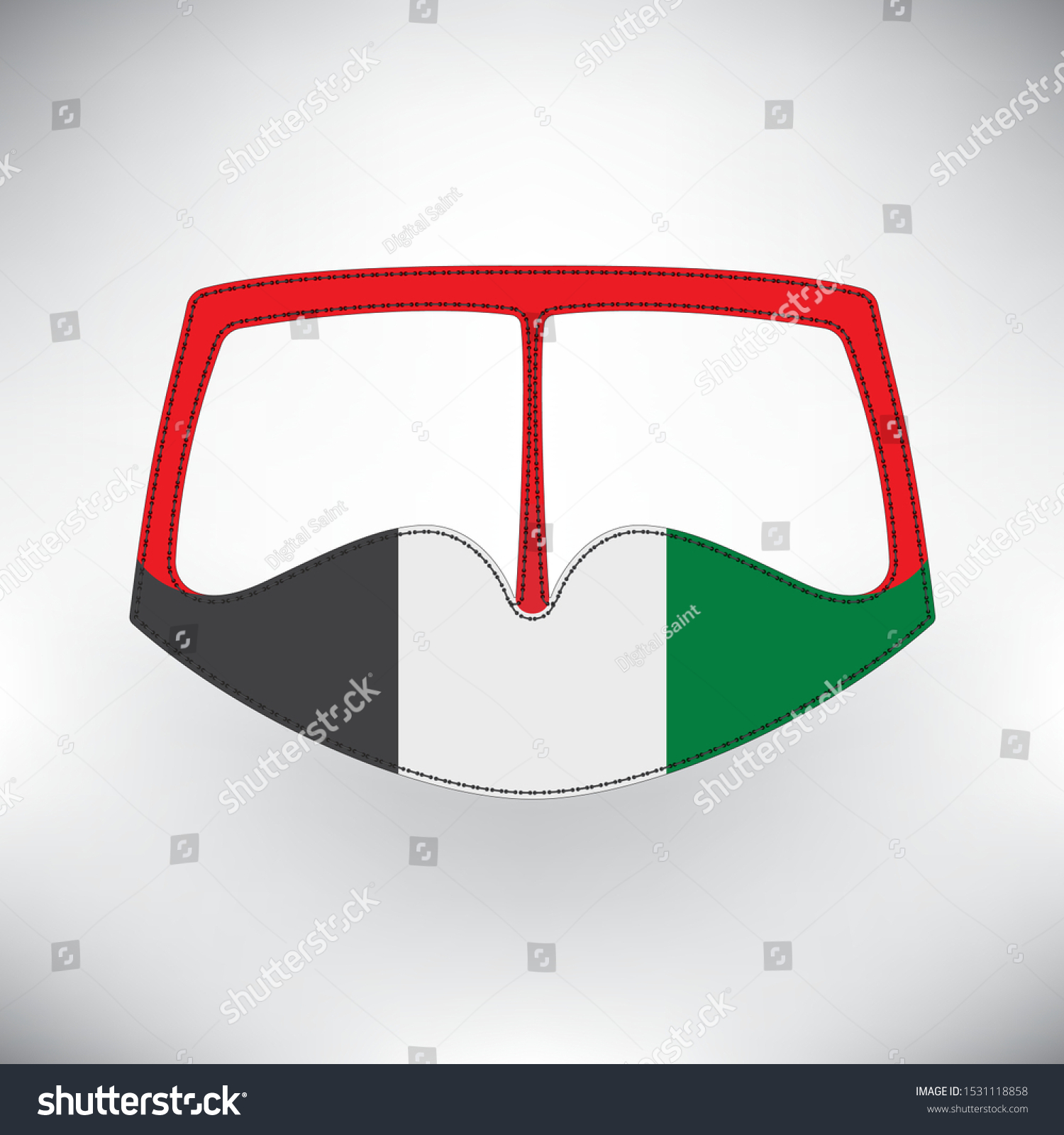 Vector Illustration of Islamic Arabic Emirate - Royalty Free Stock ...