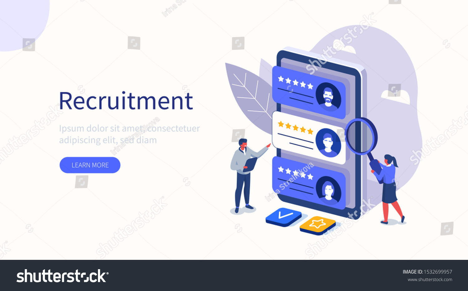 People Characters Choosing Best Candidate for Job. Hr Managers Searching New Employee. Recruitment Process. Human Resource Management and Hiring Concept. Flat Isometric Vector Illustration. #1532699957