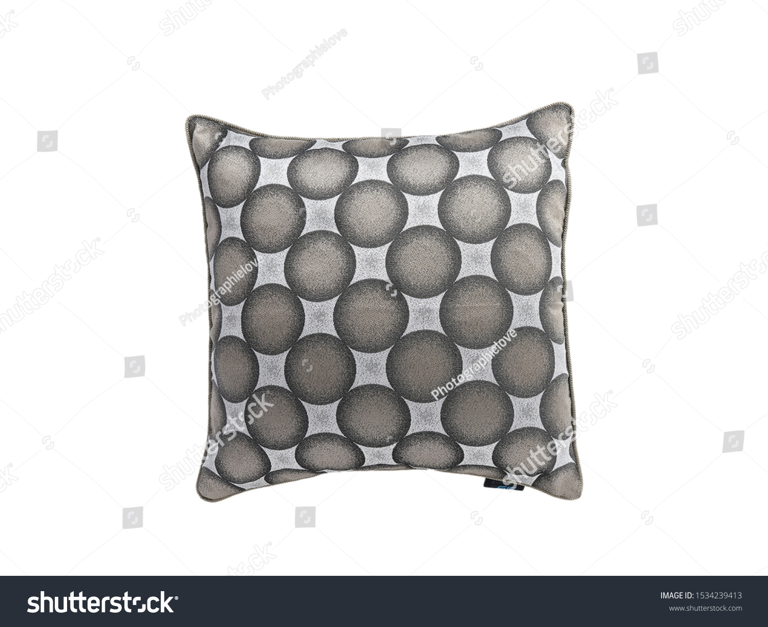 Back support Grey pillows for luxury sofa in living room, interior design #1534239413