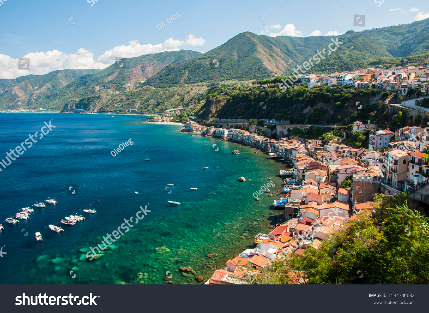 Italy Calabria region Scilla town Tyrrhenian sea #1534740632