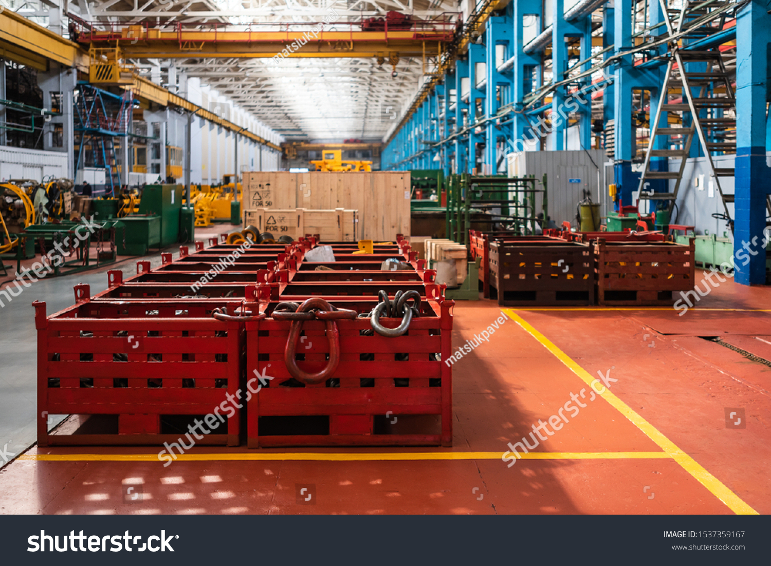 Equipment for the production of cars on the background of production #1537359167