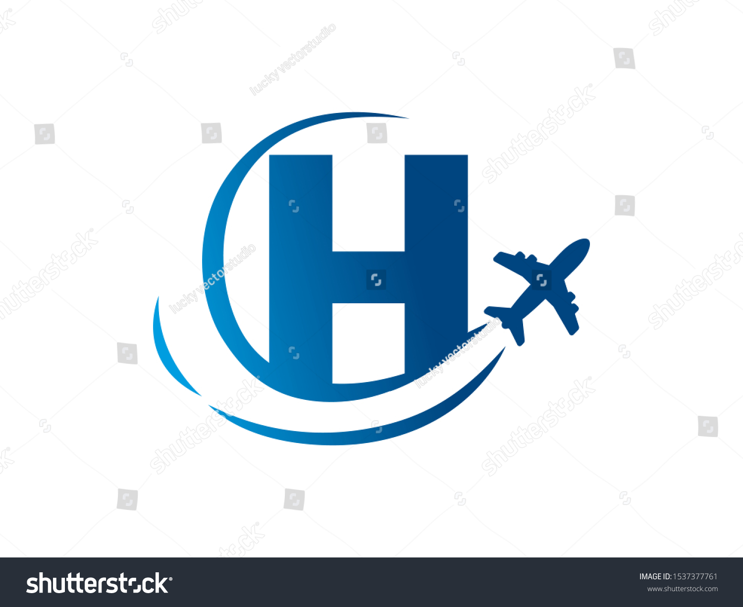 Letter H logo or symbol template design - Royalty Free Stock Vector ...