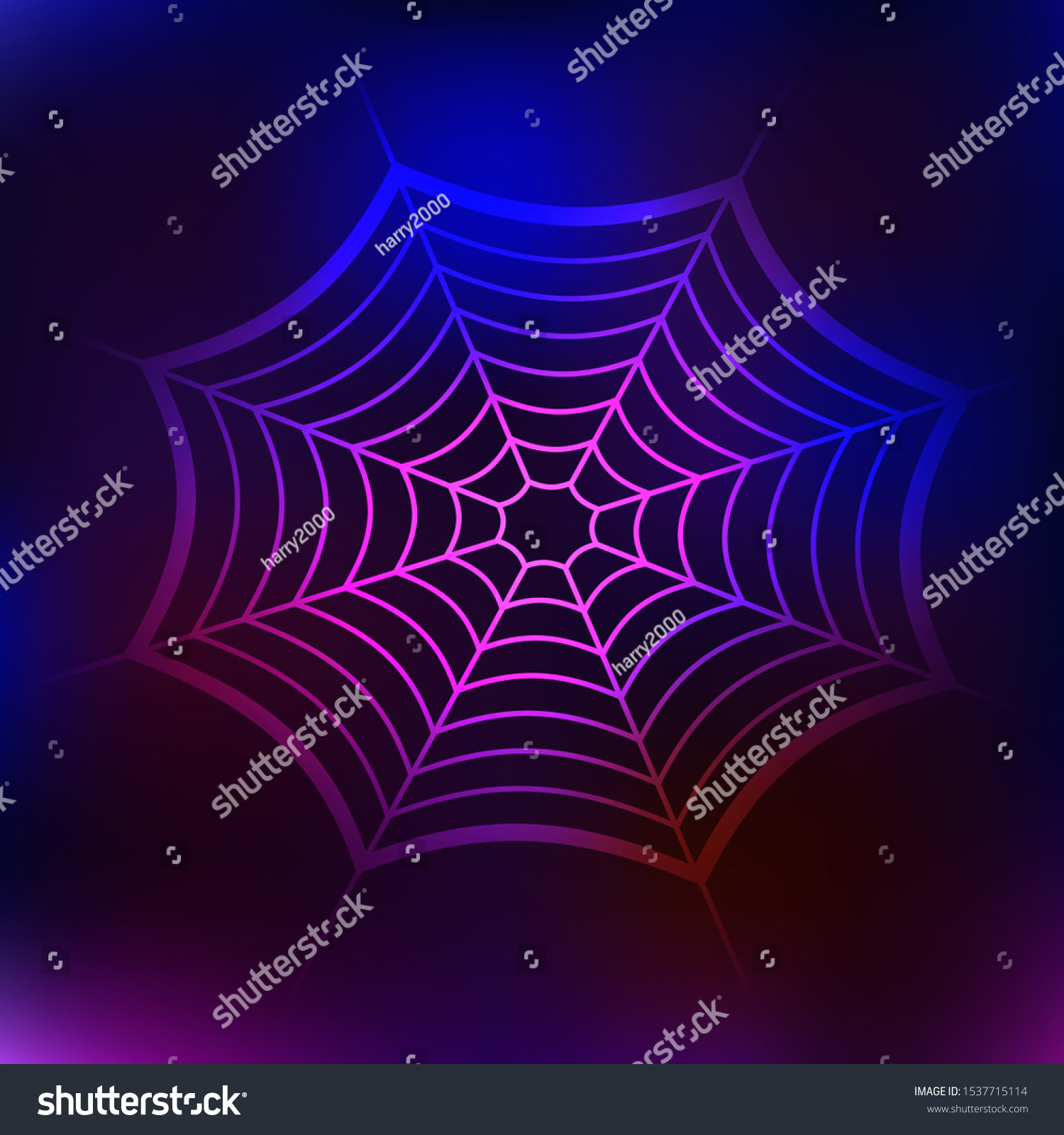 Spider web on a color gradient background. - Royalty Free Stock Vector ...