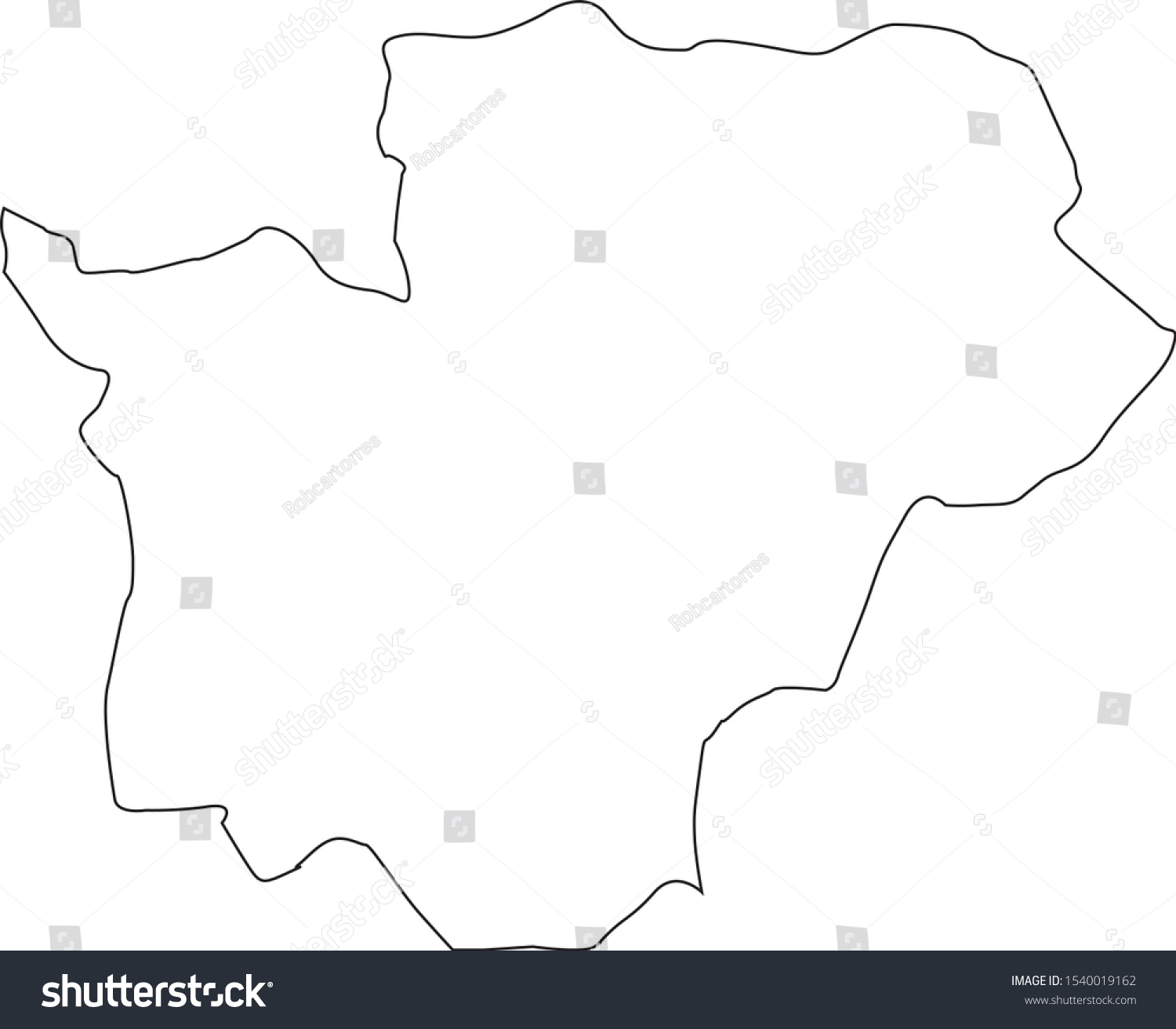 cuanza sul province map in angola - Royalty Free Stock Vector ...