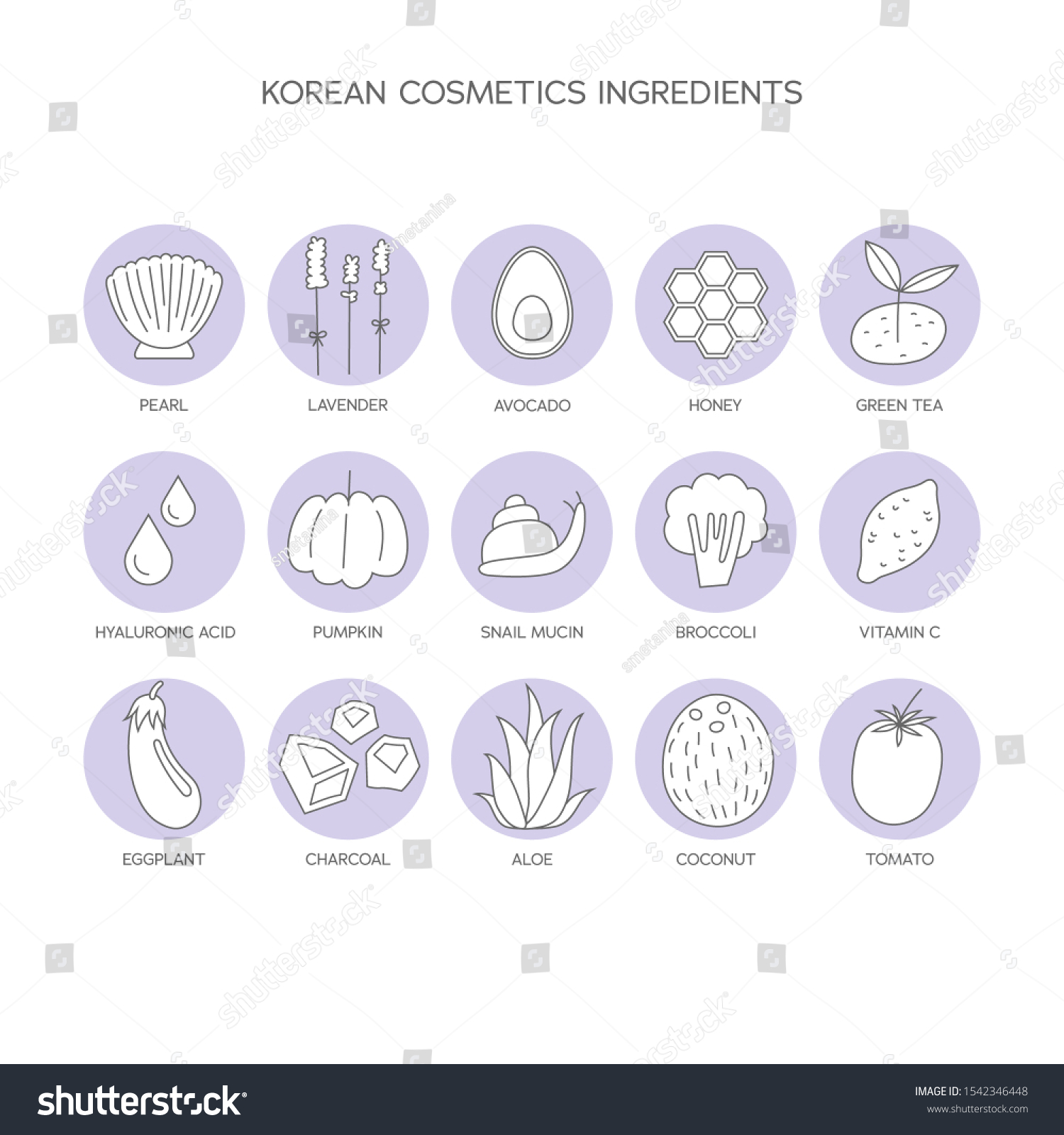 korean-cosmetics-ingredients-vector-icons-set-royalty-free-stock